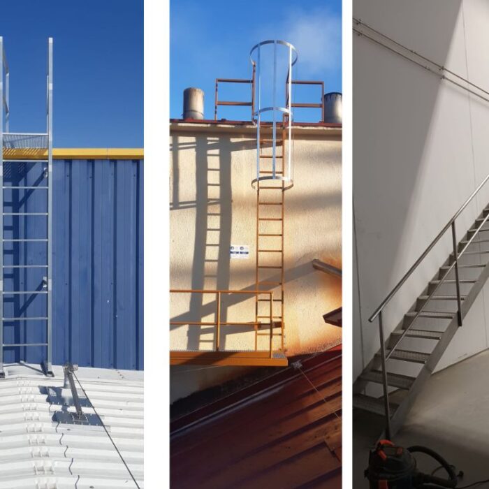 construcción e instalación de escaleras industriales